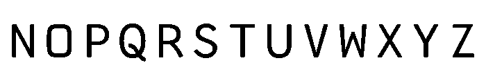 1403VintageMonoPro Regular Font LOWERCASE