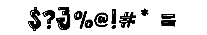 156 Regular Font OTHER CHARS