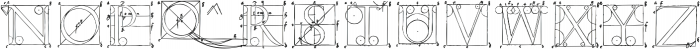1525 Durer initials otf (400) Font UPPERCASE