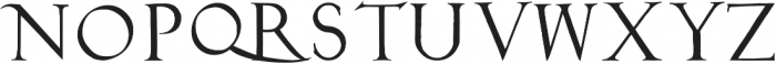 1525 Durer initials otf (400) Font LOWERCASE