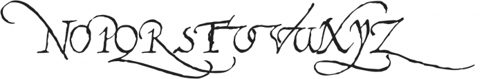 1540 Mercator Script otf (400) Font UPPERCASE