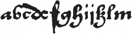 1557 Civilite  Granjon Pro otf (400) Font LOWERCASE