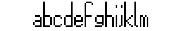 15x5 Regular Font LOWERCASE