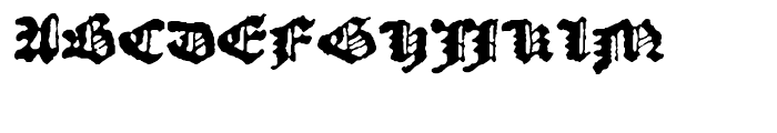 1509 Leyden Normal Font UPPERCASE