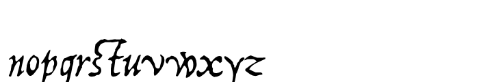1522 Vicentino Regular Font LOWERCASE
