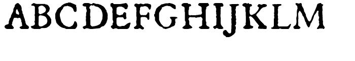 1533 GLC Augereau Normal Font UPPERCASE