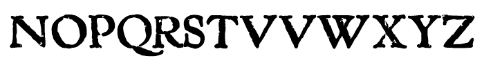 1543 Humane Jenson Bold Font UPPERCASE