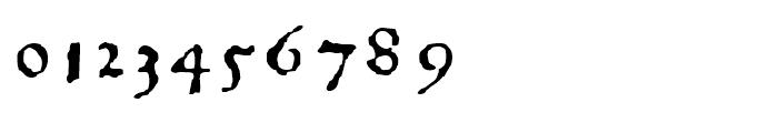 1543 Humane Petreius Regular Font OTHER CHARS