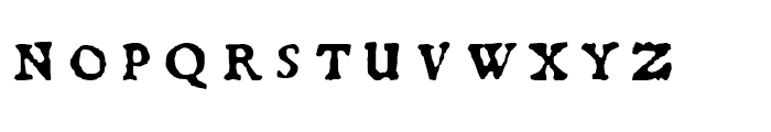 1543 Humane Petreius Titling Font LOWERCASE