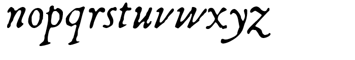 1546 Poliphile Italic Font LOWERCASE