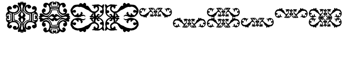 1550 Arabesques Regular Font OTHER CHARS