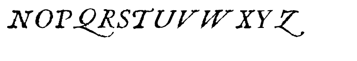 1589 Humane Bordeaux Italic Font UPPERCASE
