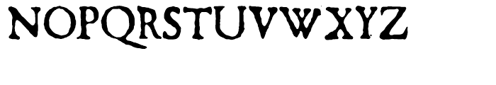 1590 Humane Warszawa Regular Font UPPERCASE