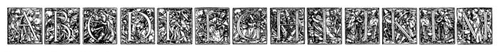 1523 Holbein Regular Font UPPERCASE