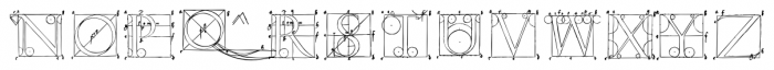 1525 Durer initials Regular Font UPPERCASE