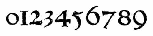 1543 Humane Jenson Normal Font OTHER CHARS