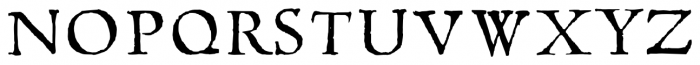 1543 Humane Petreius  Title Font UPPERCASE