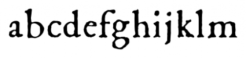 1545 Faucheur Regular Font LOWERCASE
