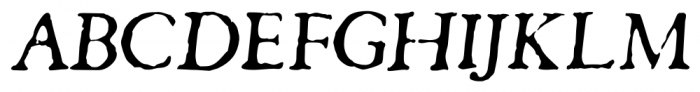 1546 Poliphile Italic Font UPPERCASE