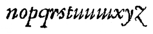 1557_Italique Regular Font LOWERCASE