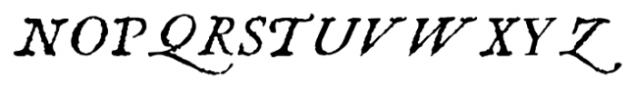 1589_Humane_Bordeaux Italic Font UPPERCASE