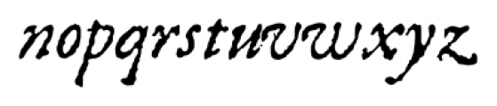 1589_Humane_Bordeaux Italic Font LOWERCASE
