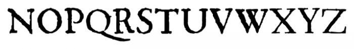 1589_Humane_Bordeaux Normal Font UPPERCASE