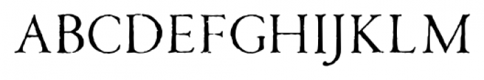 1592 GLC Garamond Normal Font UPPERCASE