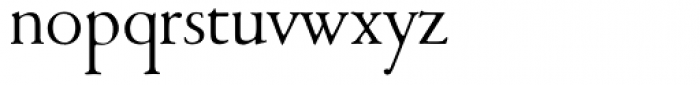 1530 Garamond Font LOWERCASE