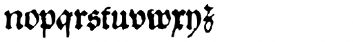 1534 Fraktur Normal Font LOWERCASE
