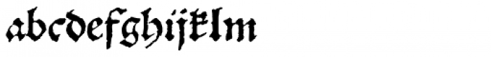 1538 Schwabacher Normal Font LOWERCASE