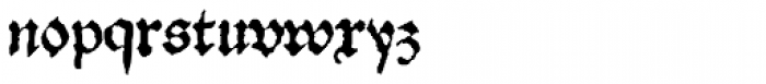 1538 Schwabacher Normal Font LOWERCASE