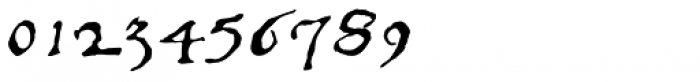 1540 Mercator Script Normal Font OTHER CHARS