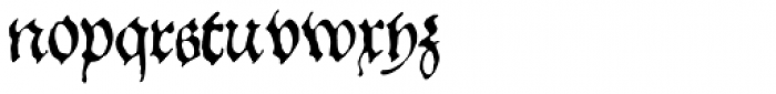 1543 German Deluxe Font LOWERCASE