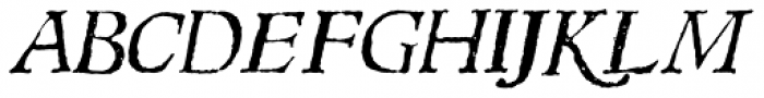 1543 Humane Jenson Italic Font UPPERCASE