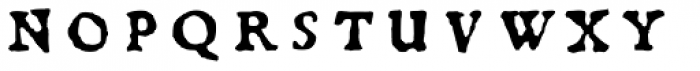 1543 Humane Petreius Titl Font LOWERCASE