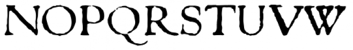 1543 Humane Petreius Font UPPERCASE