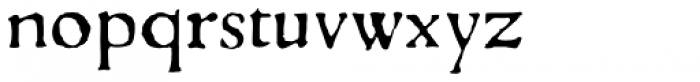 1543 Humane Petreius Font LOWERCASE
