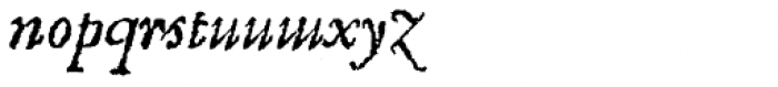 1557_Italique Font LOWERCASE