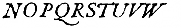 1584 Pragmatica Lima Italic Font UPPERCASE