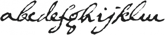 1634 Rene Descartes otf (400) Font LOWERCASE