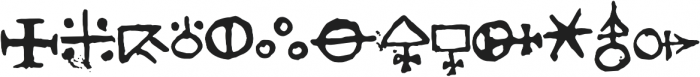 1651 Alchemy symbols otf (400) Font UPPERCASE