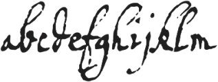 1672 Isaac Newton otf (400) Font LOWERCASE