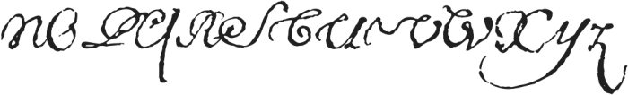 1682 Writhed Hand otf (400) Font UPPERCASE