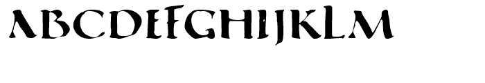 161 Vergilius Regular Font UPPERCASE