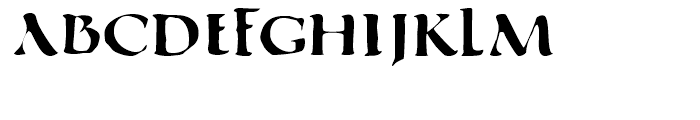 161 Vergilius Regular Font LOWERCASE