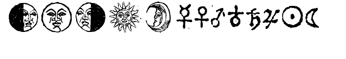 1689 Almanach Symbols Regular Font UPPERCASE