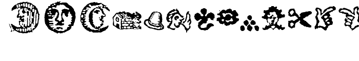 1689 Almanach Symbols Regular Font LOWERCASE