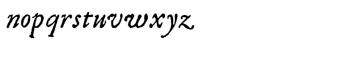1689 GLC Garamond Italic Font LOWERCASE