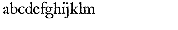 1689 GLC Garamond Normal Font LOWERCASE